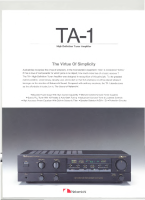Nakamichi TA-1-Brochure